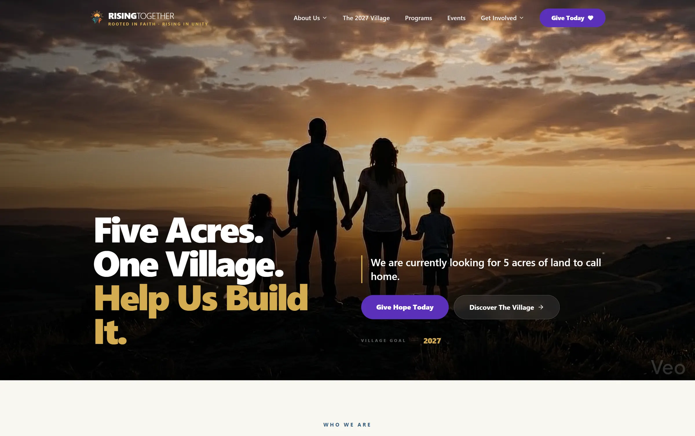 Rising Together Florida — new homepage, live at risingtogetherfl.org